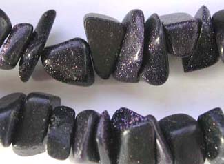 blue sand stone chip on strands