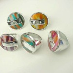 chunky enamel fashion rings, enamel jewelry, wholesale  enamel rings