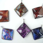 handcrafted glass artwork pendant, wire wrap pendants, Wholesale pendant