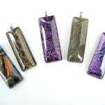 handcrafted glass artwork pendant, opal  pendant, Silver pendants