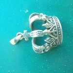 diamond pearl pendant, Silver pendants