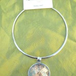 glass-pendant-neck cuff, glass jewelry import china