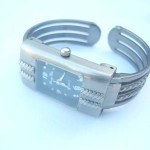 bangle-watches, Twisted rectangular fashion bangle watch Twisted rectangular fashion bangle watch