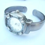 bangle-watches, Old fashion clock face rhinestone bangle watch Old fashion clock face rhinestone bangle watch
