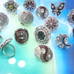 Discount fashion enamel traditional design rings