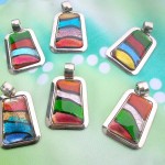 Murano glass pendant necklace jewelry