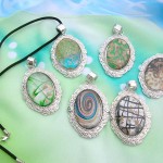 murano glass jewelry wholesaler supply classical oval design necklaces