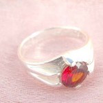 ring, Enlarge pendant red flower cz design, precious 925. sterling silver ring Enlarge pendant red flower cz design, precious 925. sterling silver ring