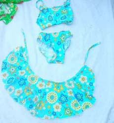 Fashion colorful baby bikini swim suit