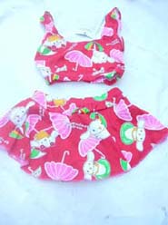 Fashion colorful baby bikini swim suit