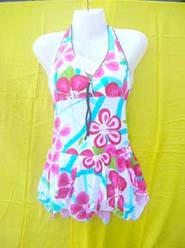 Tan top summer fashion one piece swim suit