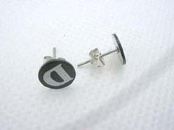 Alphabet fashion stainless steel studs earring