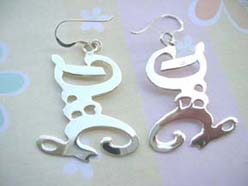 9.25 genius sterling silver silver tribal african earring