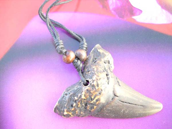 Men's fashion enlarge animal teeth necklace
