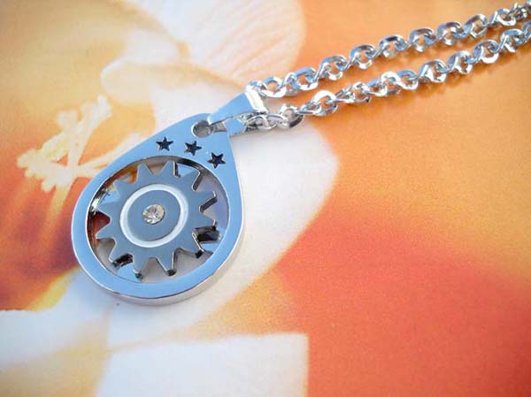 Water drop with big sun and mini star design