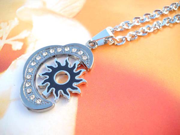 Mystic sun and moon with mini cz inlay