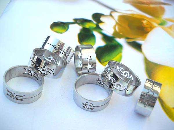 Discount unisex fashion stainless steel ring