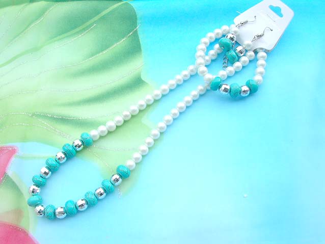 beaded-jewelry-set010faux-pearl-turquoise
