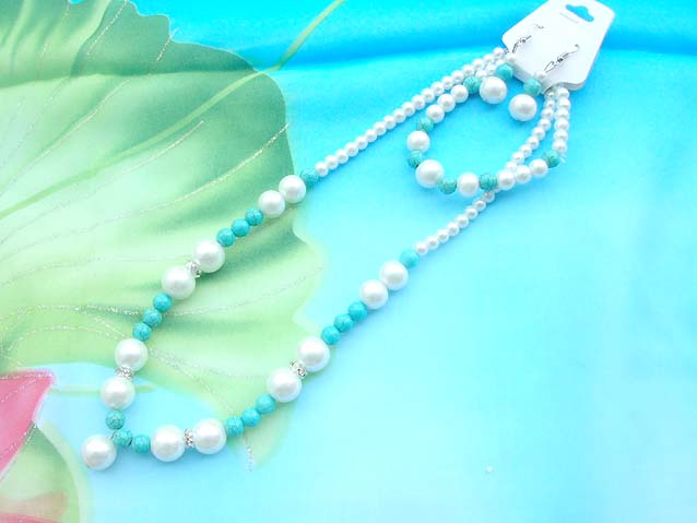 beaded-jewelry-set011faux-pearl-turquoise