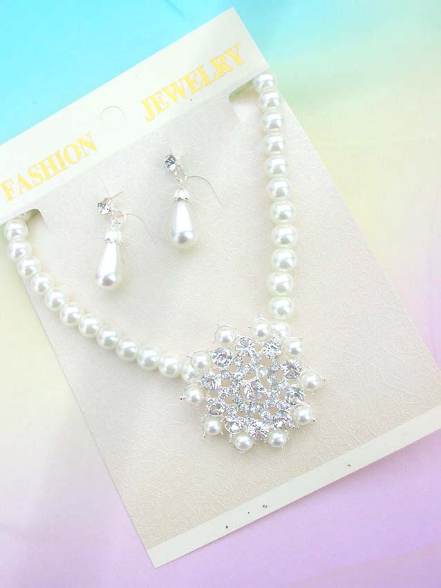 faux-pearl-crystal-flower-jewelryset012necklace-earring