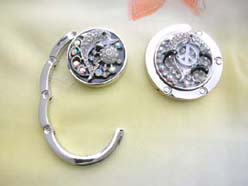 wholesale purse hook dolphin cz enamel jewelry accessories