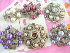 victorian style pins and brooches imitation pearl and crystal cz