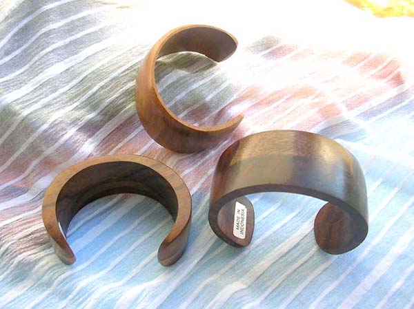 C shape thick wooden fashion bangle, Wood horn bone organic jewelry wholesale