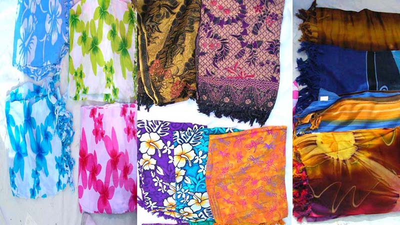 Summer flower theme fashion dress wrap