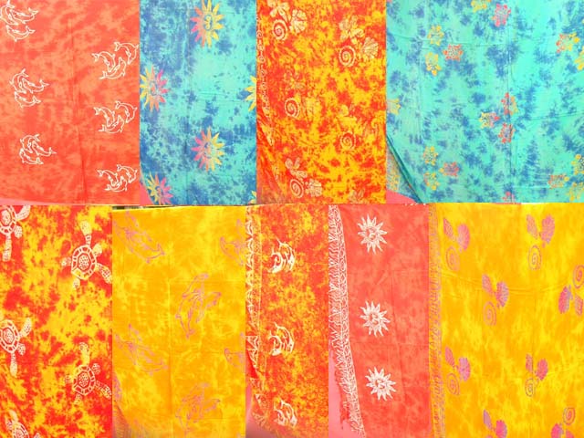 Mono dye color fashion sarong wrap