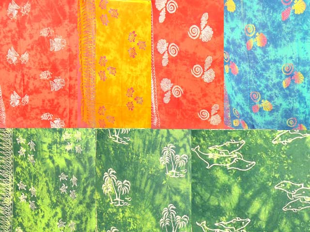 Mono stamped mono color fashion sarong