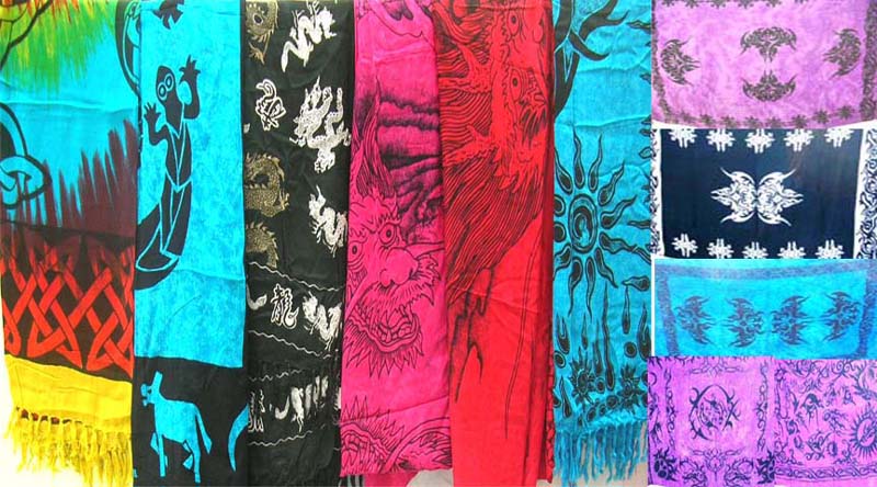 Hot fashion tattoo pattern pareo sarong