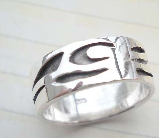 Beauty 925. stamped silver tattoo beach ring