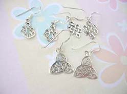 Fashion silver celtic earrings, Thailand 925 sterling silver earring