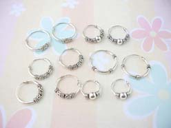 Fashion bali hoop earrings group