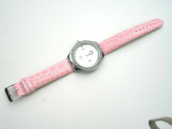 In fashion clear cz new age theme pinky watch, wholesale watches from china