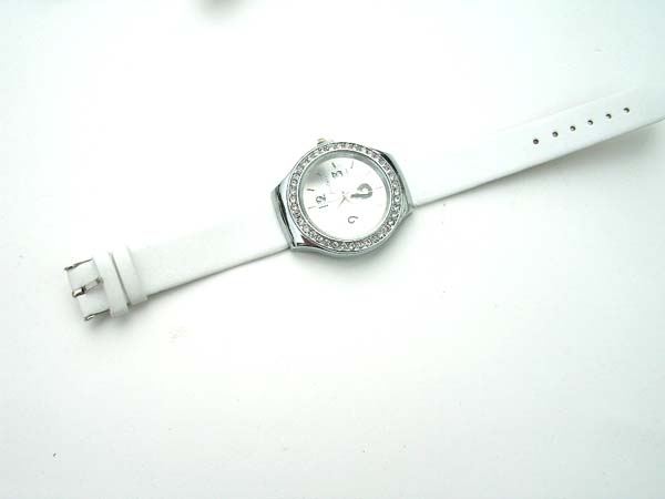 In fashion clear cz new age theme white watch, watch wholesales