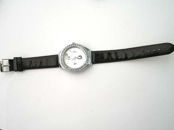In fashion clear cz new age theme black watch, wholesale watches dropship